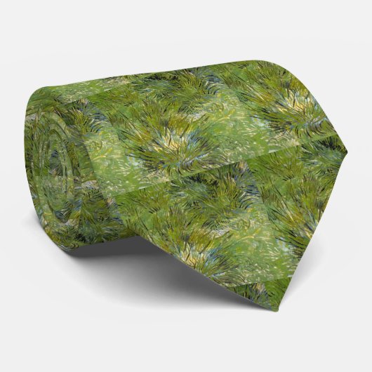 Grass-clusters van Vincent van Gogh Stropdas (Opgerold)