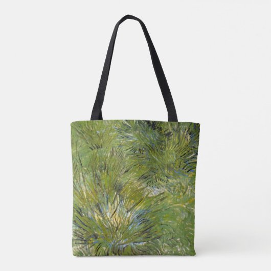 Grass-clusters van Vincent van Gogh Tote Bag (Achterkant)
