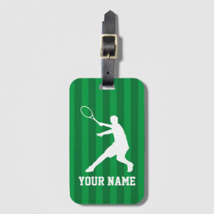 Grass court tennis player champion custom name bagagelabel