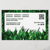 Grass cover grawn geïnspireerd flyer (Achterkant)