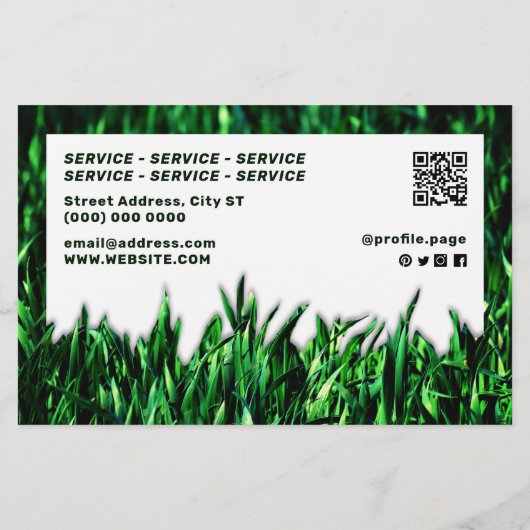 Grass cover grawn geïnspireerd flyer (Achterkant)
