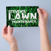 Grass cover grawn geïnspireerd flyer (Hand)