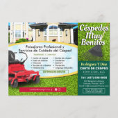 Grass Cutting Landscape 4,5 x 6,25 inch Menu (Voorkant)