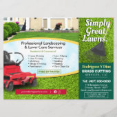Grass Cutting Landscape 8,75 x 6,5-inch EDDM Menu (Voorkant)