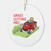 GRASS CUTTING PRO KERAMISCH ORNAMENT (Links)