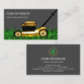 Grass Cutting Service Grey Visitekaartje (Voorkant / Achterkant)