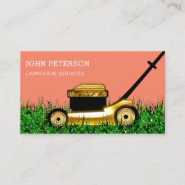 Grass Cutting Service Modern Visitekaartje