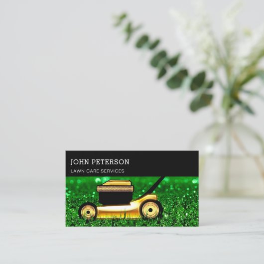 Grass Cutting Services VIP Visitekaartje (Staand voorkant)