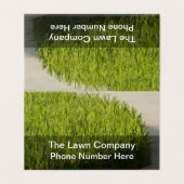 Grass Design Visitekaartje (Buitenkant ongevouwen)