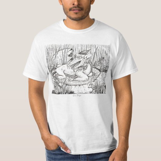 Grass Dragon T-shirt (Voorkant)