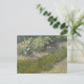 Grass en Butterflies van Vincent van Gogh Briefkaart (Staand voorkant)