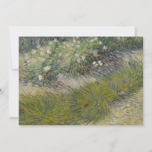 Grass en Butterflies van Vincent van Gogh Kaart