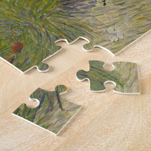 Grass en Butterflies van Vincent van Gogh Legpuzzel (Zijkant)