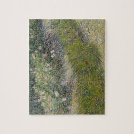 Grass en Butterflies van Vincent Van Gogh Legpuzzel