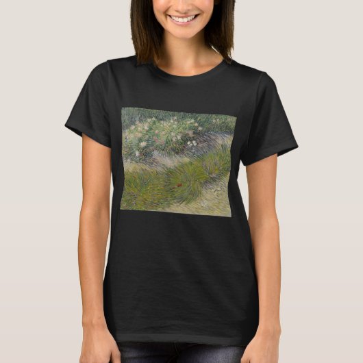 Grass en Butterflies van Vincent van Gogh T-shirt (Voorkant)
