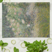 Grass en Butterflies van Vincent van Gogh Theedoek (Gevouwen)