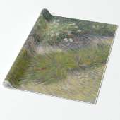 Grass en Butterflies Vincent Van Gogh Cadeaupapier (Uitgerold)