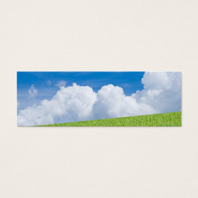Grass en Sky Bladwijzer Mini Visitekaartjes (Voorkant)