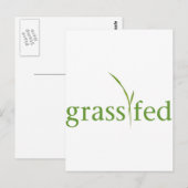 Grass Fed Briefkaart (Voorkant / Achterkant)