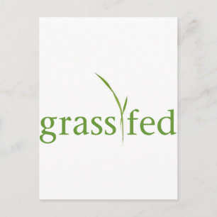 Grass Fed Briefkaart