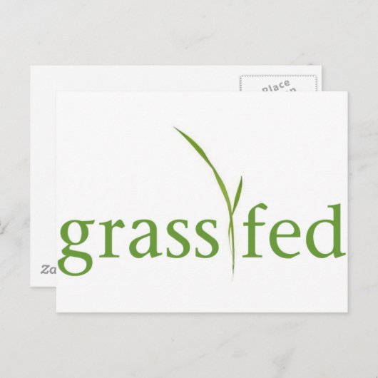 Grass Fed Briefkaart (Voorkant / Achterkant)