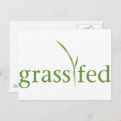 Grass Fed Briefkaart (Voorkant / Achterkant)