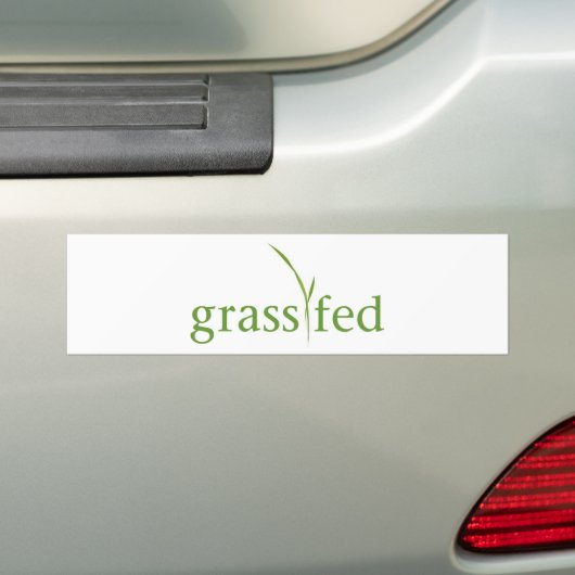 Grass Fed Bumpersticker (Op auto)