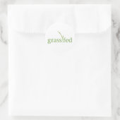 Grass Fed Ronde Sticker (Tas)