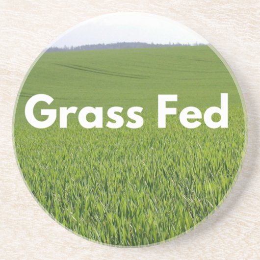 Grass Fed Zandsteen Onderzetter (Voorkant)