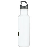 Grass Frog Painted, Water Fles (Achterkant)