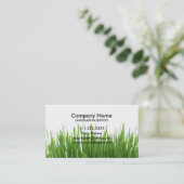 Grass Garden Lawn Care en Landscape Visitekaartje (Staand voorkant)