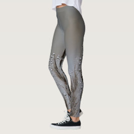 Grass Glow Droplets Leggings