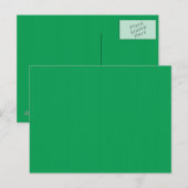 Grass Green Briefkaart (Voorkant / Achterkant)