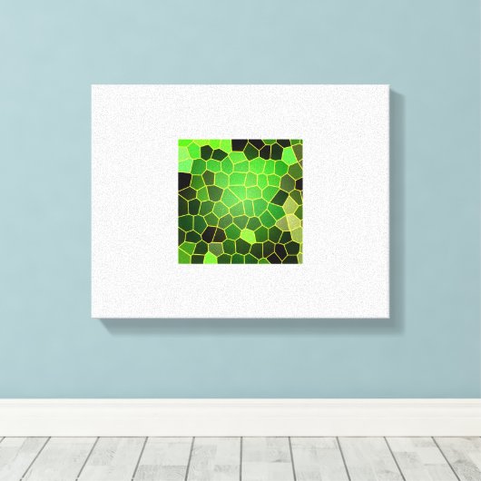 Grass Green Canvas Afdruk (Insitu (Houten vloer))