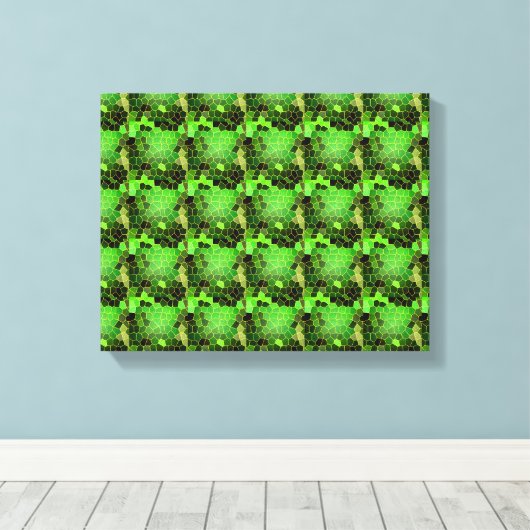Grass Green Canvas Afdruk (Insitu (Houten vloer))