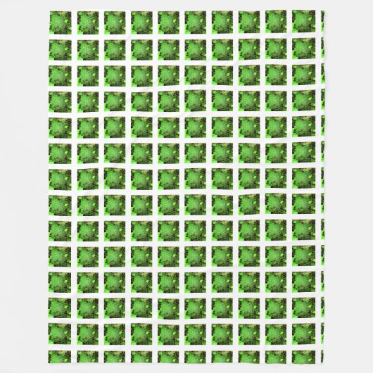 Grass Green Fleece Deken (Voorkant)