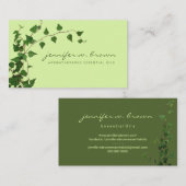 Grass Green Ivy Plant Leaf Visitekaartje (Voorkant / Achterkant)