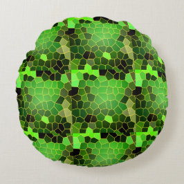 Grass Green Rond Kussen