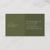 Grass Green Visitekaartje (Achterkant)