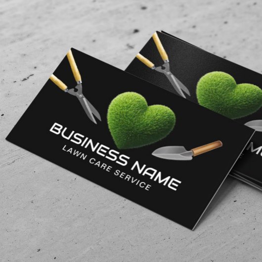 Grass Heart Professional Lawn Care & Landscaping Visitekaartje