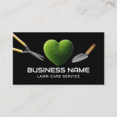Grass Heart Professional Lawn Care & Landscaping Visitekaartje (Voorkant)