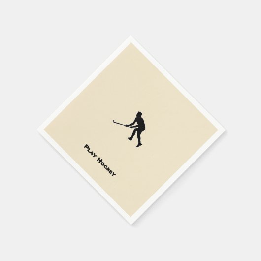 Grass Hockey Player Servetten (Hoek)