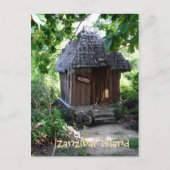 Grass Hut Briefkaart (Voorkant)