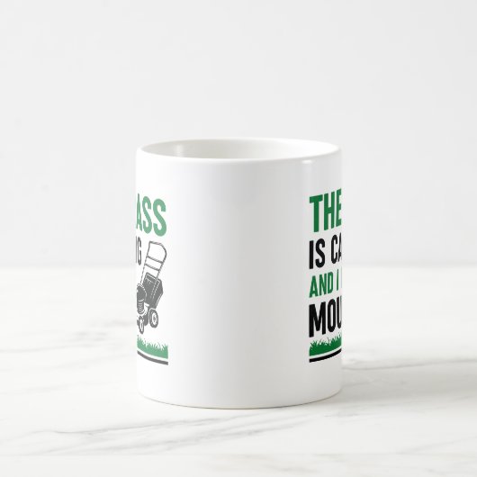 Grass Is Calling And I Must Mow Koffiemok (Center)