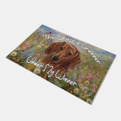 Grass is groener onder mijn vrouw, grappig deurmat (Schuin)