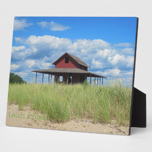 Grass Island Plaque Fotoplaat