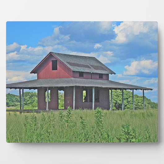 Grass Island Plaque Fotoplaat (Voorkant)