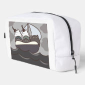 Grass Jelly Katten & Banaan Split Boot Cosmetische Toilettasje (Rechterhoek)