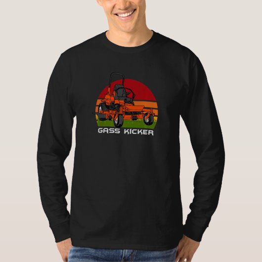 Grass Kicker Zero Turn Grasmaaier Grasmaaien T-shirt (Voorkant)