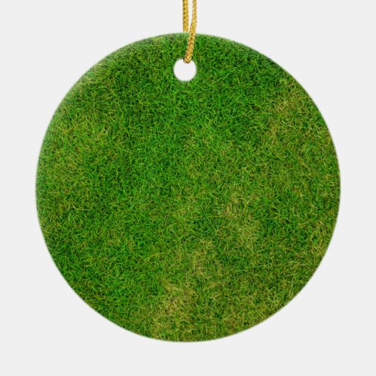 Grass Lawn Keramisch Ornament (Voorkant)